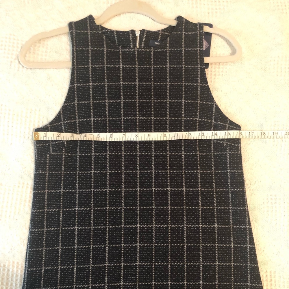 One Clothing Los Angeles Black Plaid Dress - Picture 6 of 8